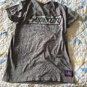 Superdry Men's Gray t shirt small EUC